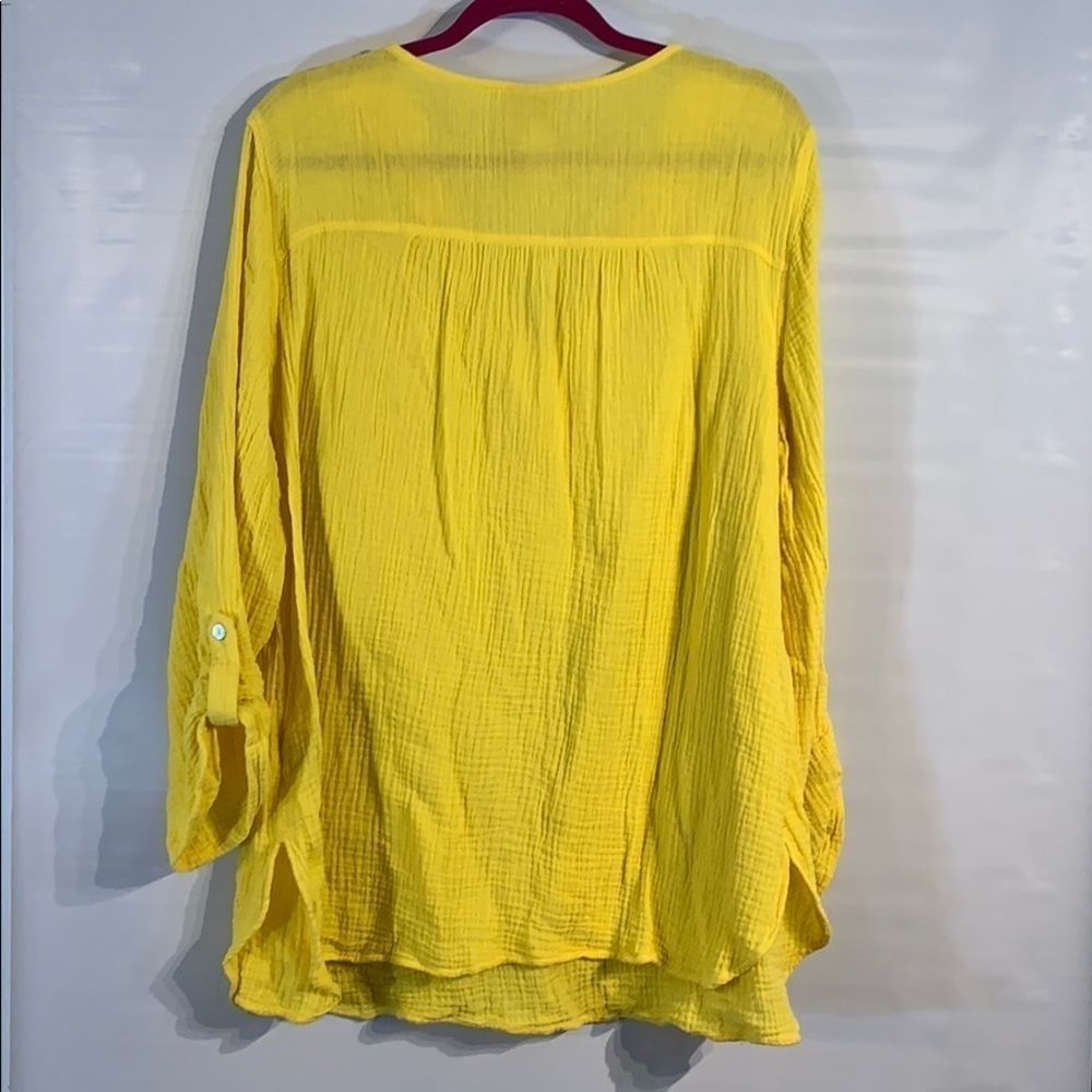 Ruby Rd Yellow Top - Picture 3 of 3